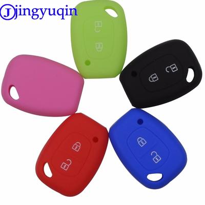 Jingyuqin Novo Silicone Chave Remota de Carro Para Renault /Kangoo /Master /Trafic Cor Capa de Silicone