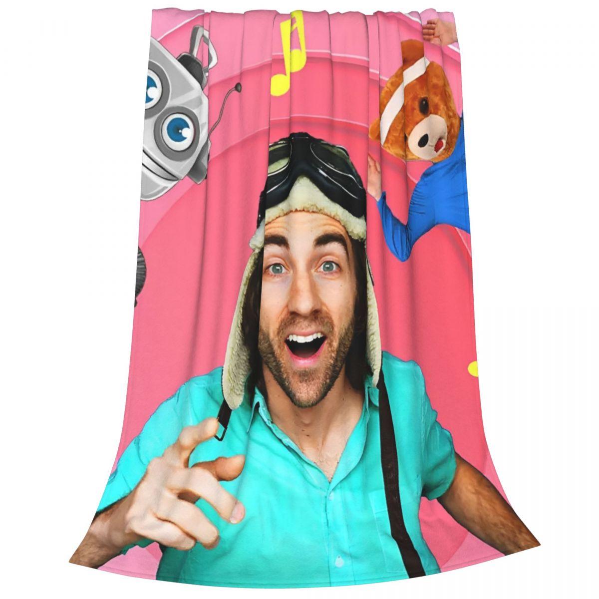 

Danny Go Cartoon Music Education Fleece Throw Blankets Dance Blanket for Sofa Couch Warm Bedspreads Quilt Breathable 30x40in