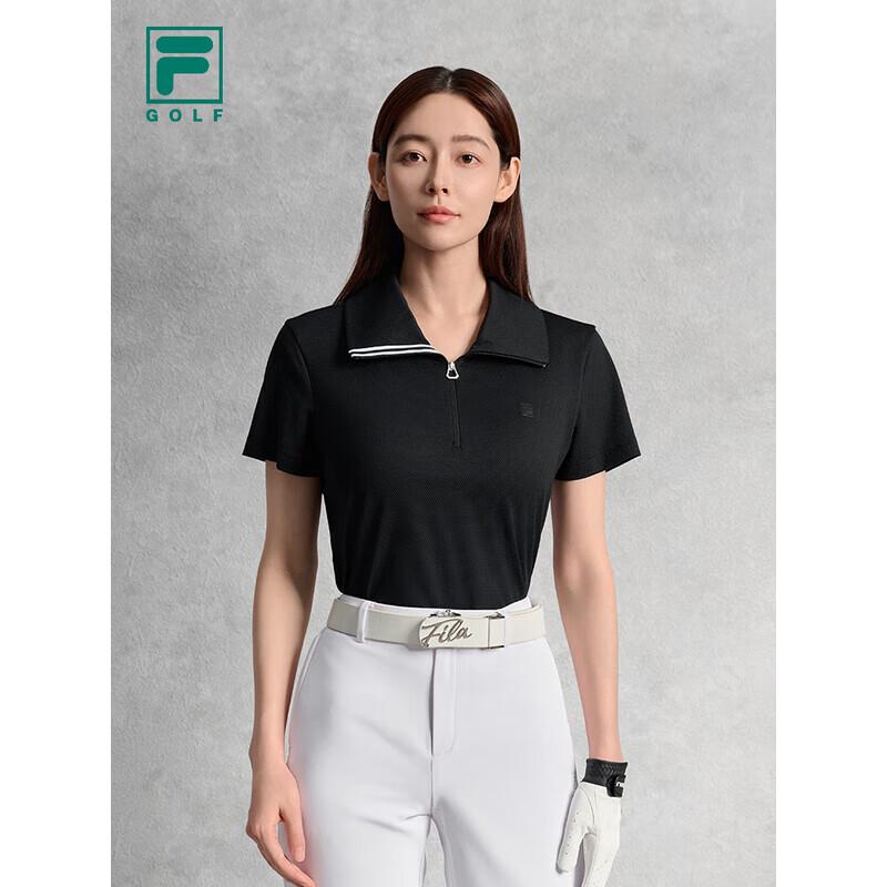 FILA Women s Knit Short-Sleeve Golf Polo Shirt M