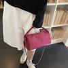 Trendy Suede Top Handle Bag Women Stylish Casual and Simple Commuting Bag Fashiable and Versatile for Daily Use Shoulder Bag