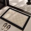 Bathroom Carpet Home Decoration Bath Absorbent Geometric Pattern Floor Mat Toilet Rug Doormat Non-slip Foot Mats Alfombra De