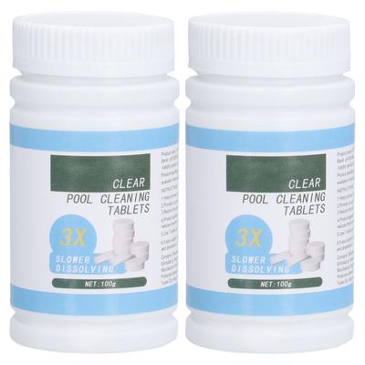 Swimming Pool Chlorinated Tablets Effervescent Tablets Water Cleaning Bath Water Purification