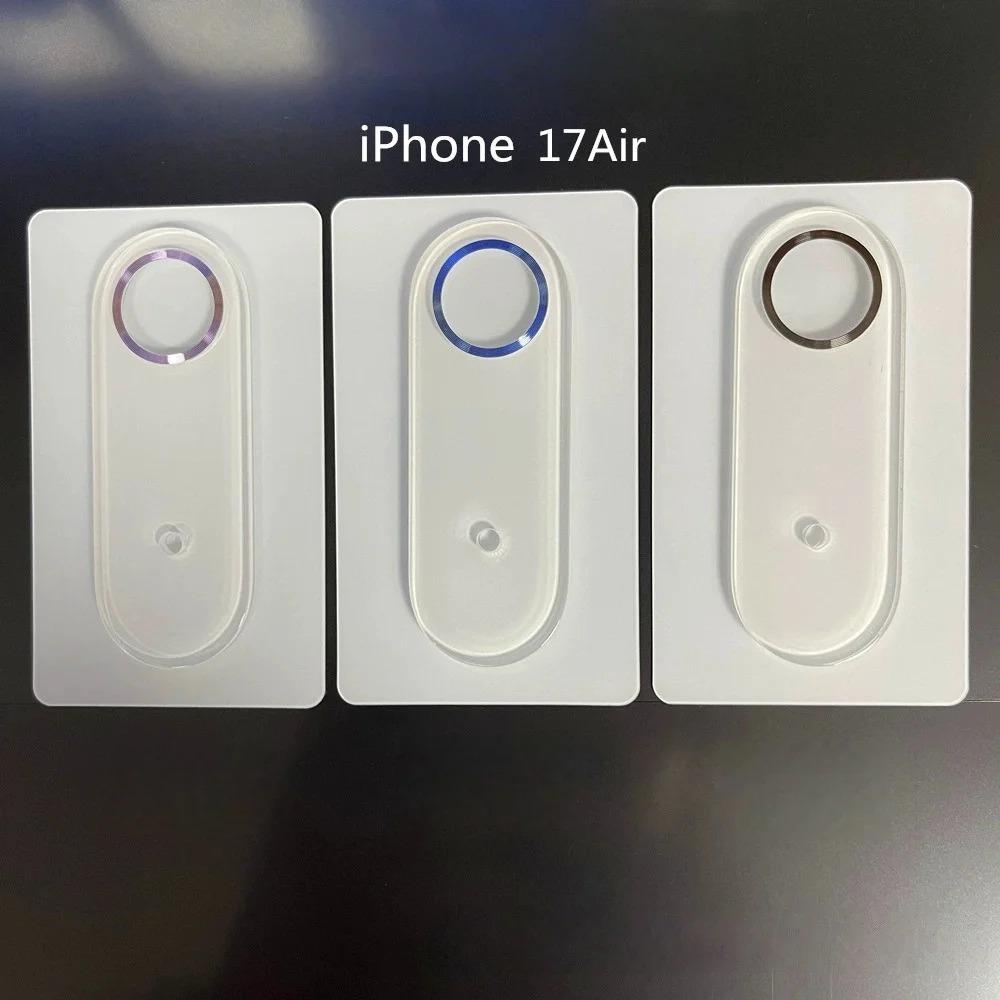 9H HD Colorful Ring Clear Camera Tempered Glass for IPhone 17 Pro Max / 17 Air / 17Pro Ultra Clarity Lens Protector Screen Anti-scratch Accessaries