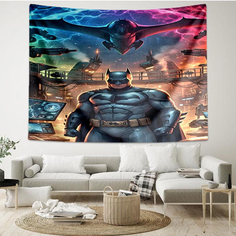 Superheroes Print Tapestry - Portable Wall Decor Cloth, for Home, Dorm, Travel, Bedroom, Living Room - Ideal Birthday Housewarming Gift