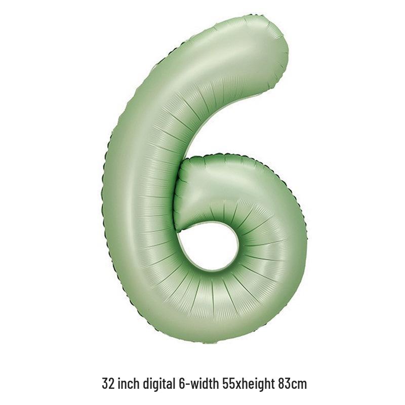 32-Inch White Number '40' Birthday Balloon, Aluminum Foil Party Decoration Prop