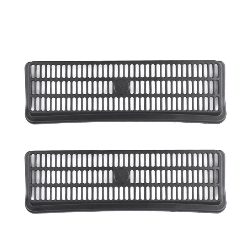 2pcs/set For Tesla Model Y Model 3 Air Outlet Cover For Tesla Car ModelY Under Seat Vent Outlet Dust Cover Car Styling Interior Accessories