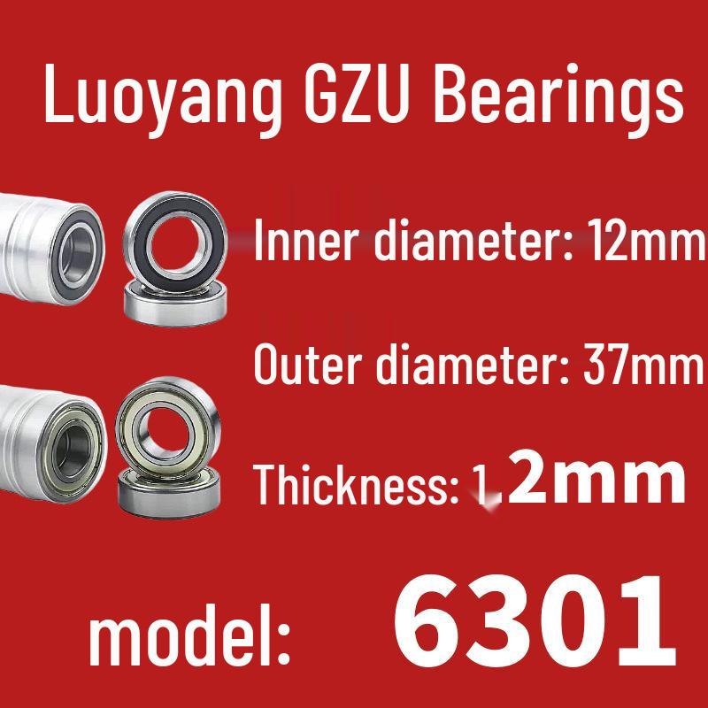 Luoyang Yüksek Kaliteli Dayanıklı Aşınmaya Dayanıklı Derin Kanallı Bilyalı Rulman 6200-6206 Serisi
