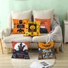 Halloween Cushion Cover Halloween Pumpkin Throw Pillow Case Halloween Printing Decorative Pillowcase Cushion Cover Zt212