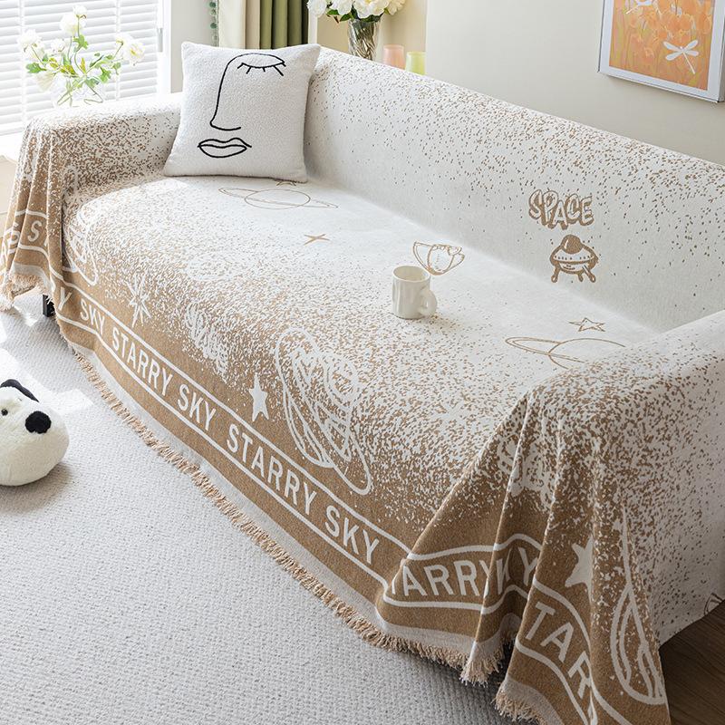 

Chenille Sofa Towel Universal All Seasons One Piece Sofa Cover Dustproof Soft Cloth Cushion for Living Room Decor 180*130cm