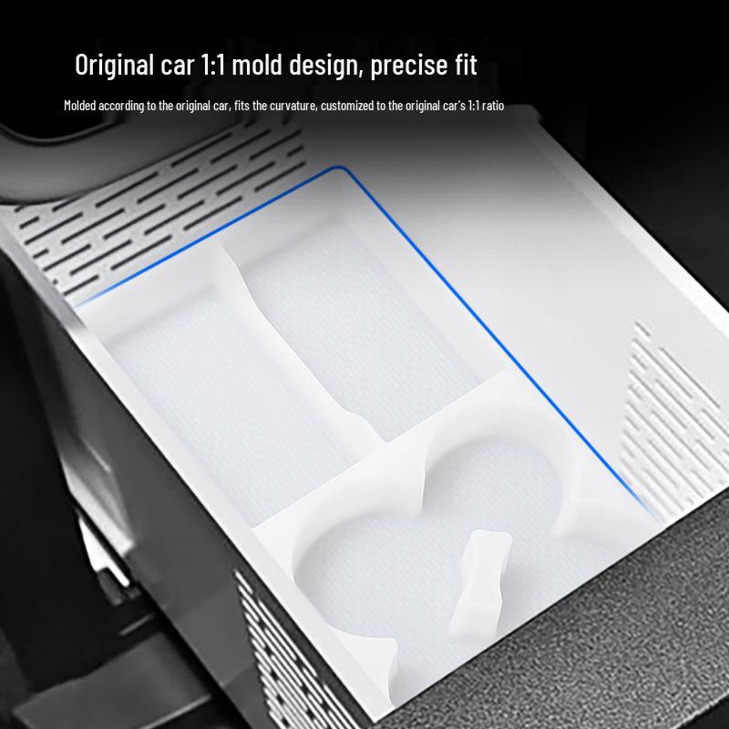 Non-Slip Silicone Cup Holder Mat for Second Row Beverage Protection.