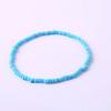 Bracelet de perles de verre, 1 pièce, style Boho, Bracelet de cheville en perles colorées