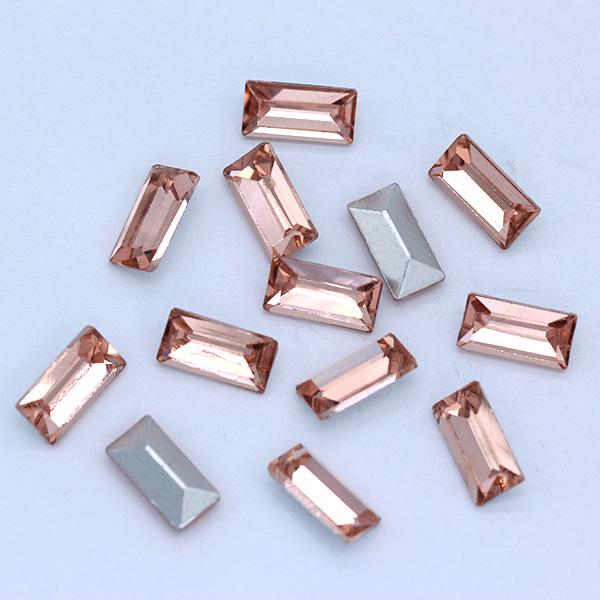 

Кольорові нерегулярні прямокутні дорогоцінні камені для DIY прикраси мобільного телефону 5x10mm 20 pieces