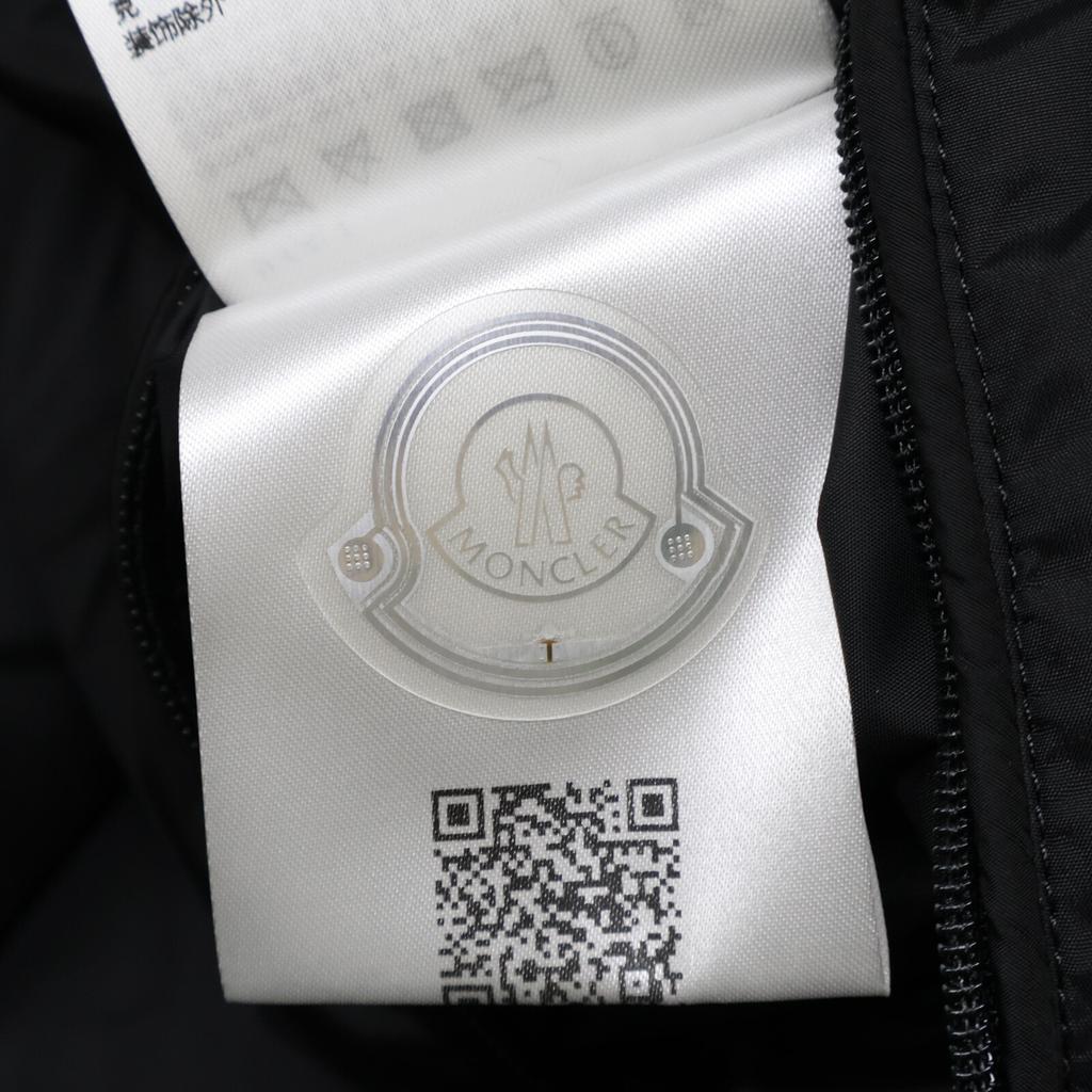 MONCLER [Excellent Condition/Domestically Authorized/Made in 2011] LEO Leo Leather-Trimmed Down Jacket Jacket 1 blackUsed