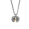 Long Sunflower Men's Harajuku Wind Sunflower Totem Hip Hop Jewelry Women's Necklace Pendant