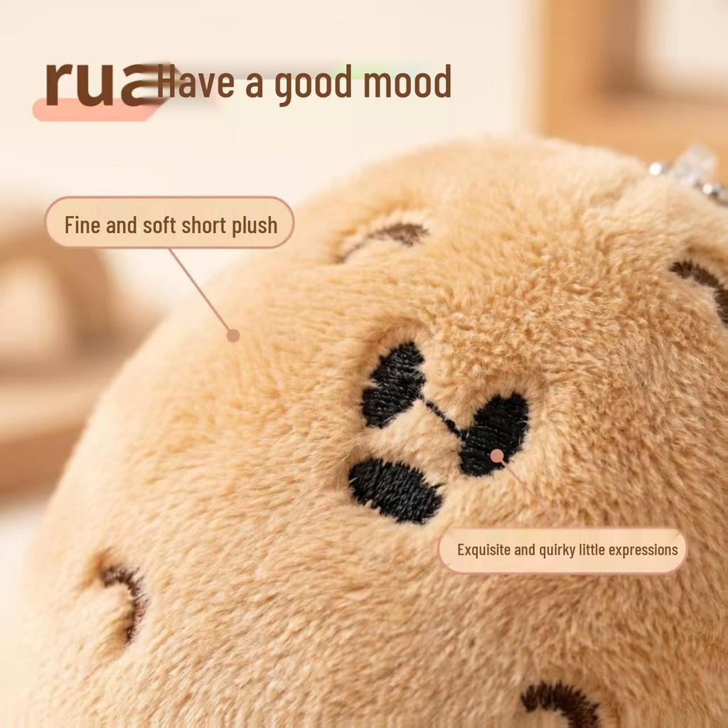 Cute Cartoon Potato Plush Keychain: Decompression Toy & Backpack Pendant, Perfect Gift for Best Friends