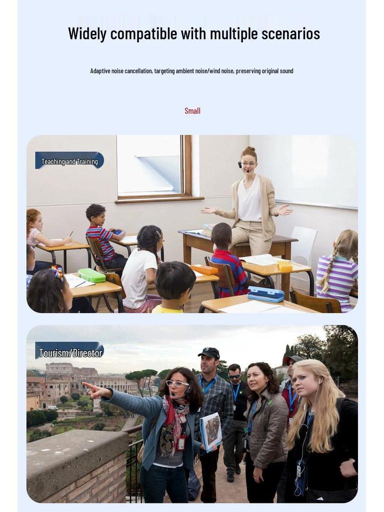 Wireless Headset Microphone for Teaching and Lectures