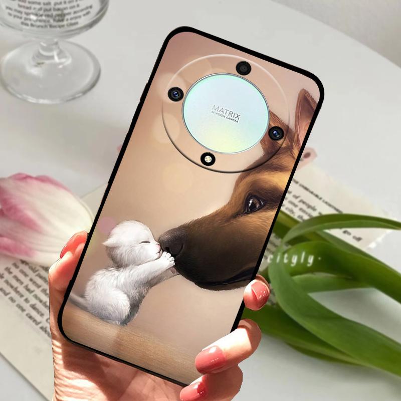 For Honor Magic6 Lite 5G Case Shockproof Soft TPU Silicone Phone Cover For Honor Magic 6 Lite 5G Capa Cartoon Magic6Lite 6 Lite