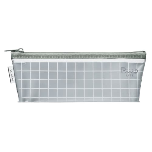 KOKUYO Pencil Case Pencil Case Tool Pen Case Peep Light Slim Type Foggy Gray F-VBF246-2