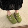 Super Fire Mori Baotou Sandals Women's 2025 Spring and Summer New Thick-soled Versatile Hollow Birken Roman Cool Slippers