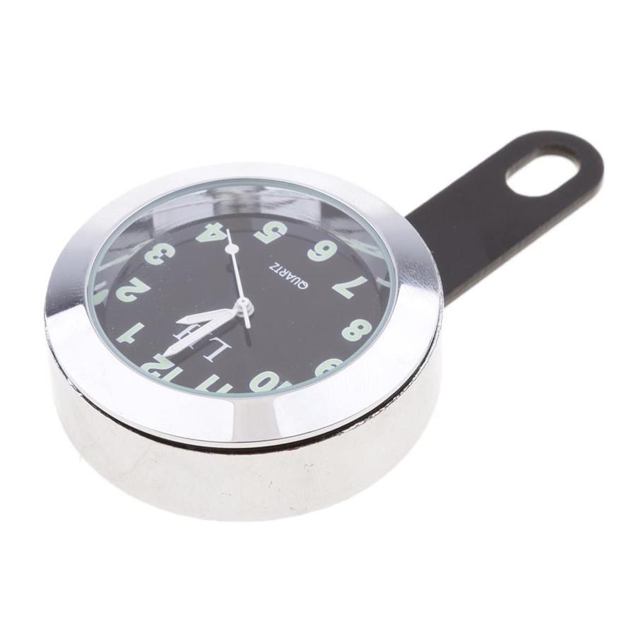Waterproof Motorcycle Handlebar Dial Clock Night Light for kawasaki,honda