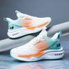 Men's Summer New Arrival Fly-Knit Mesh Casual Shoes – Breathable Cushioned Athletic Sneakers, Soft-Sole Student Shoes, Lightweight Running Footwear
