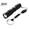 Outdoor Camping 3W LED wasserdichte handliche Lichtlampe Taschenlampe Schlüsselanhänger Mini-Taschenlampe