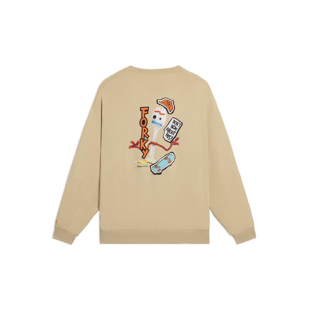 Li Ning Disney Sweatshirt Men's Milk Umber AWDS971-1