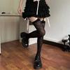 Lolita JK Sweet Rhombus Striped Suspender Stockings Women's Sexy Thigh High Long Socks Exquisite Soft Knee High Socks Leggings