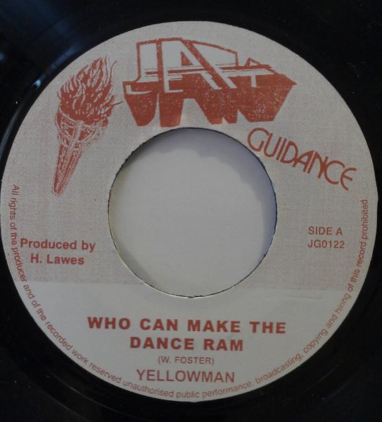 7inch Record YELLOWMAN - Who Can Make The Dance Ram JG0122 Jah Guidance UK Reggae, Ska & Dub Used