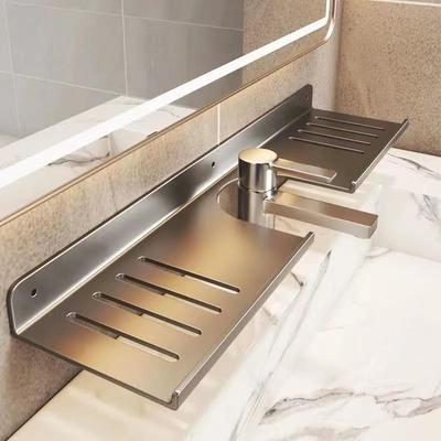 Under-Mirror Storage Shelf for Bathroom Faucets