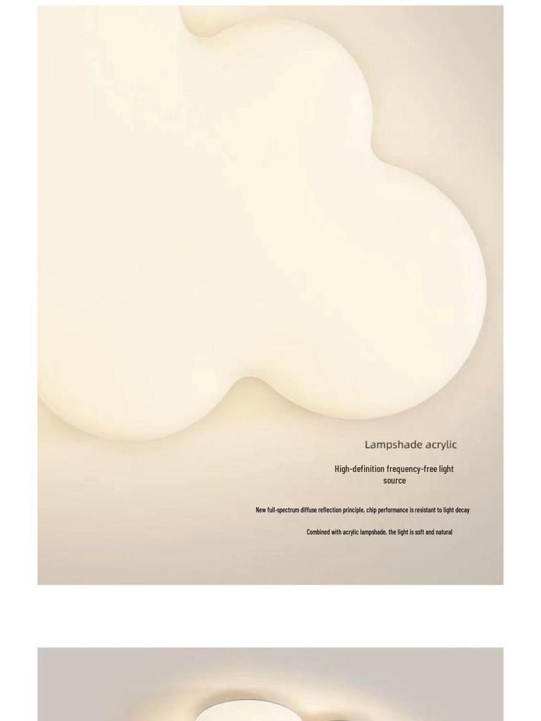 LED Cloud Ceiling Light for Children's Room - Eye Protection, Full Spectrum
