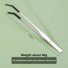Bent Tip Tweezers For Crafts Stainless Steel Straight And Curved Nippers Tweezers Feeding Tongs For Reptile Lizards Spider