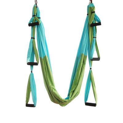 Two-Tone Inversion Gravity Aerial Yoga Hammock: Indoor Fitness Swing Chair