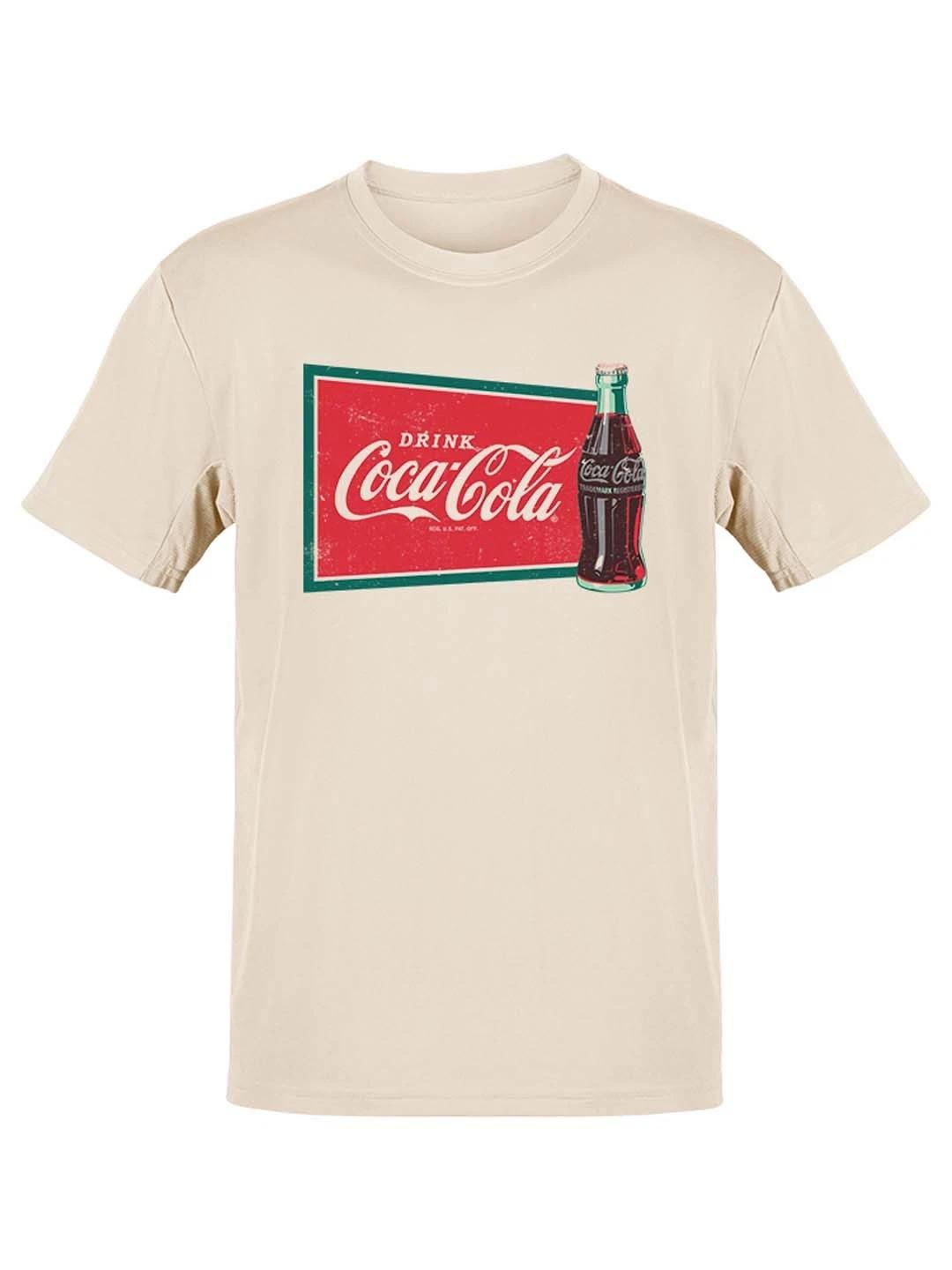 Официальная лицензированная винтажная бутылка и знак Coca-Cola Ретро мужская футболка L