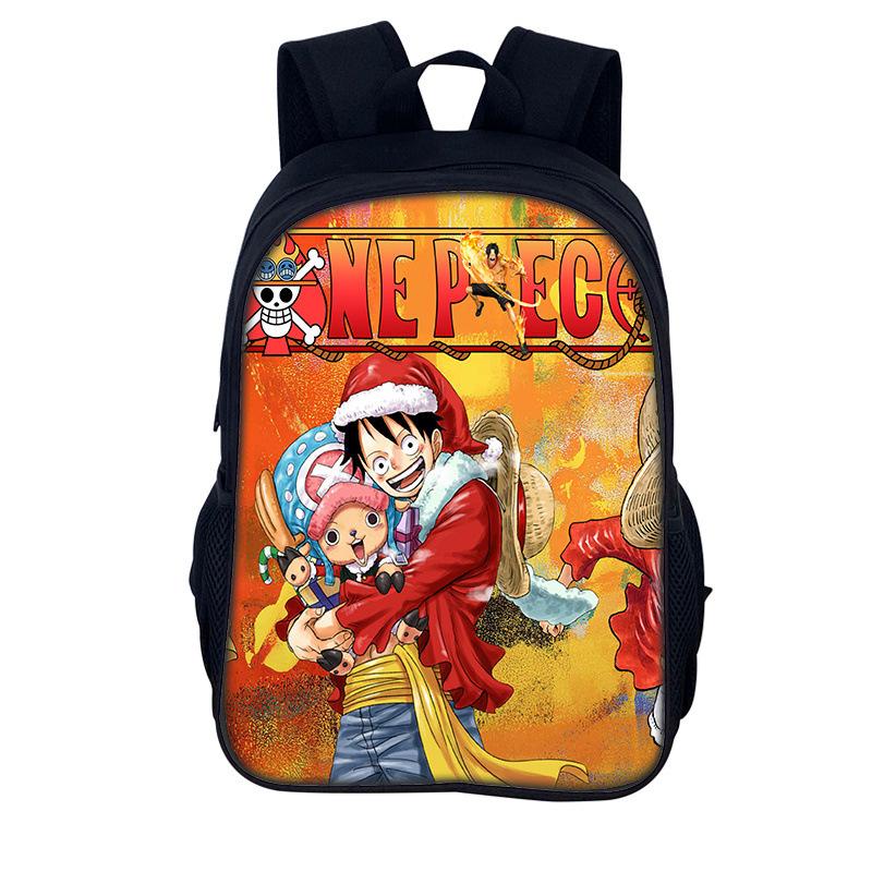 One Piece Monkey D. Luffy School Backpack for Child Light Weight Child Knapsack Fashion Rucksack Best Gift