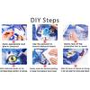 Full Round Drill Marble Black Gold Texture Diamond Painting Art Kits for Adults Beginners Paint with Gem Crystal Home Wall Decor 12x16 Inch MBL25