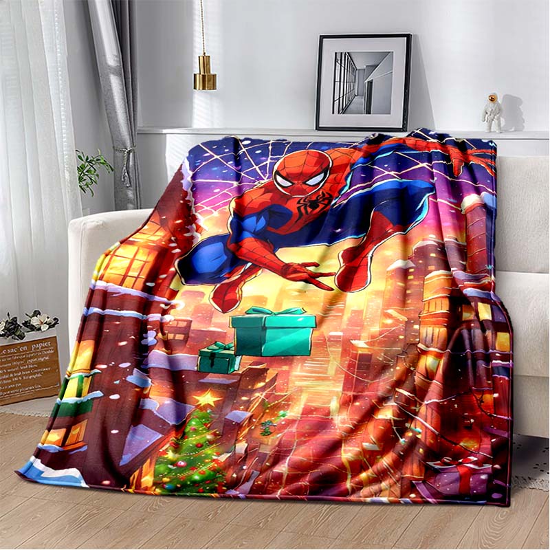 2026 New Spider-Man DIY Printed Blanket, Living Room/Bedroom Shawl, Suitable for Home, Office and Leisure Use, and Can Also Be
