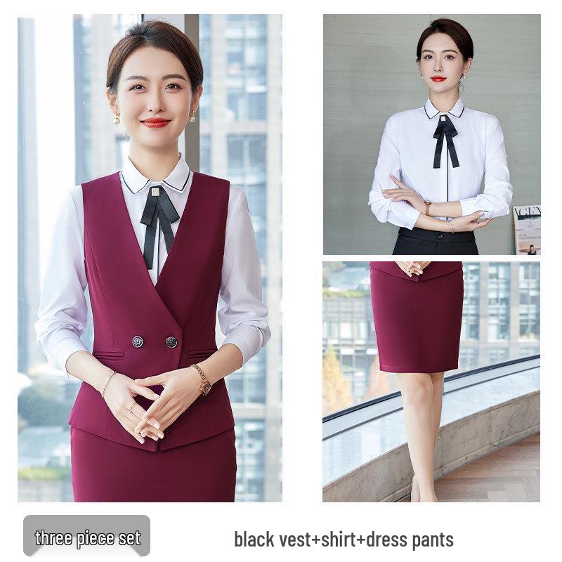 Unisex Professional Vest for Hotel and Catering Staff