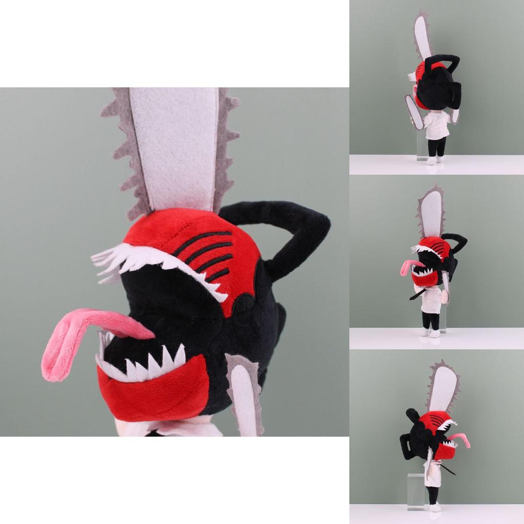 Man Denji Plush Dolls Soft Cuddly Steel-wire Tongue Figures
