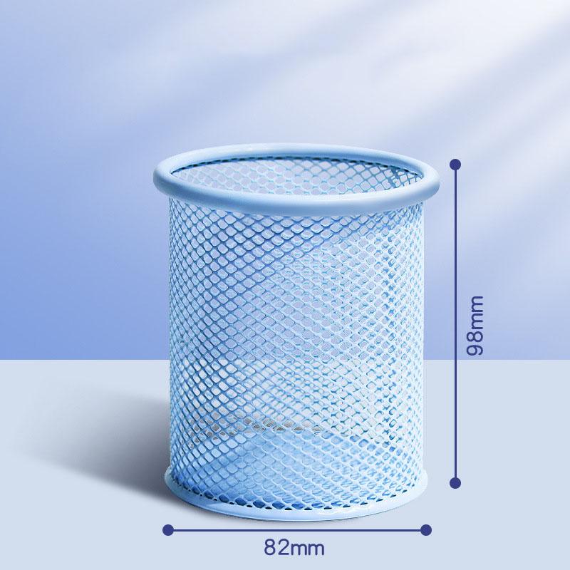 Metall Stifthalter 1 Stück Büro Schreibtisch Student Stiftbehälter Aufbewahrungsbox große Kapazität super groß Eisengitter einfach Stifthalter für Kinder