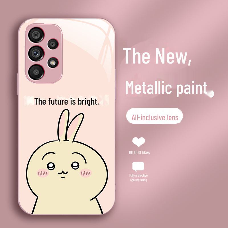 

Чехол для телефона Chiikawa совместим с моделями Samsung S23, S21, S30 и другими, идеально подходит для стиля интернет-знаменитости. S10 4G