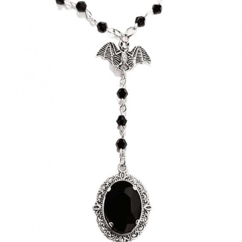 Victorian Gothic Bat Collar Vampire Witch Necklace