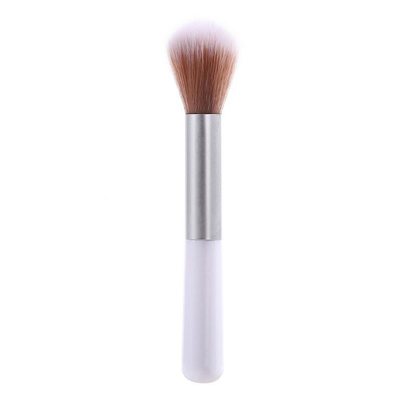 1Pc Round Handle Makeup Brush Multifunctional Professional Powder Foundation Blush Brush Cosmetic Tool for Girls
