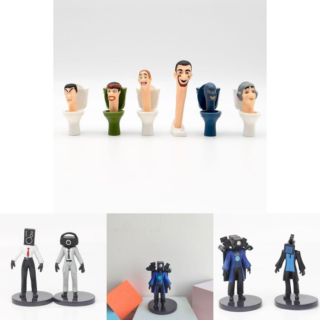 Skibidi Toilet Toy Figures Premium Material 12 Distinct Characters Lifelike And Perfect For Collecting Characters)