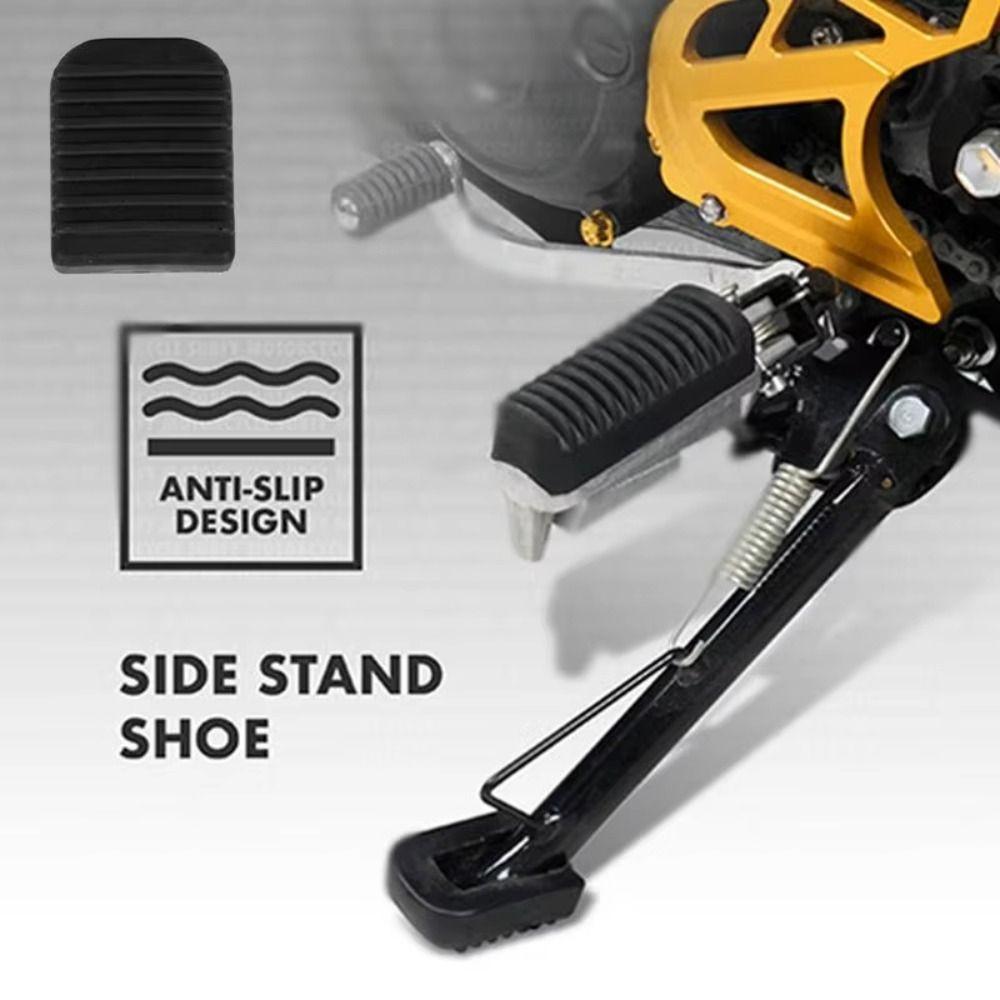 2Pcs Bracket Pad Motorcycle Stand Pad Foot Extension Support Foot Pad Base