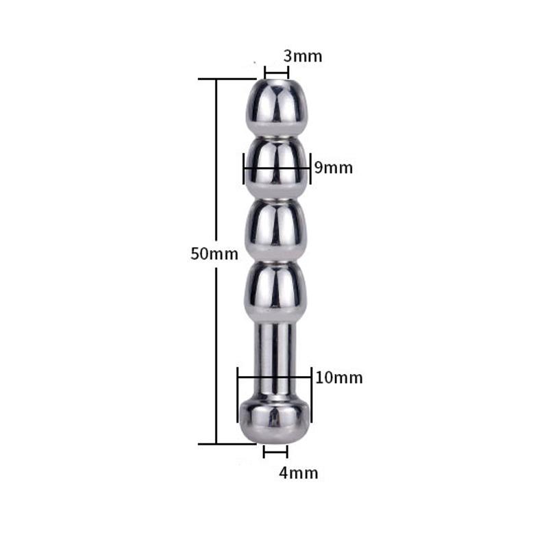 Harnröhrendilatation aus Metall, Edelstahlstab, männlicher Masturbator, Harnröhren-Keuschheitssklave, klingender Penisplug, Sexspielzeug