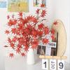 Japanese Red Maple Leaf Branch - Realistic Faux Maple Leaves for Garden Decoration