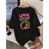 2026 Womens TShirts Summer Lemon Fruit Cellos Fresh Printing T Shirt Comfortable Soft ONeck Tops Shirts for Women