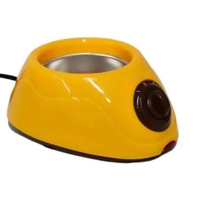 Schokoladenschmelztiegel, gelber elektrischer Schokoladenwärmer aus Aluminium PP zum Butterbacken