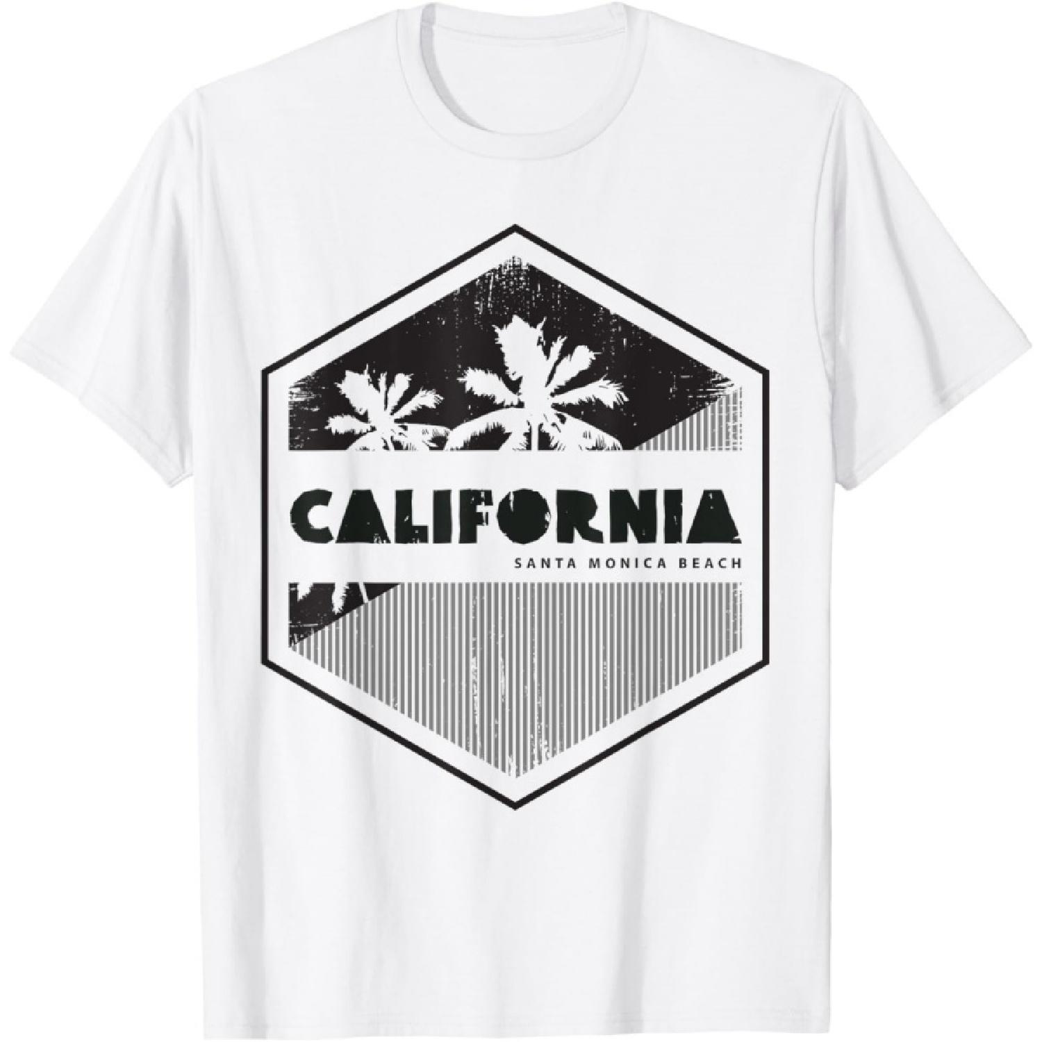 California Santa Monica Beach T-Shirt S